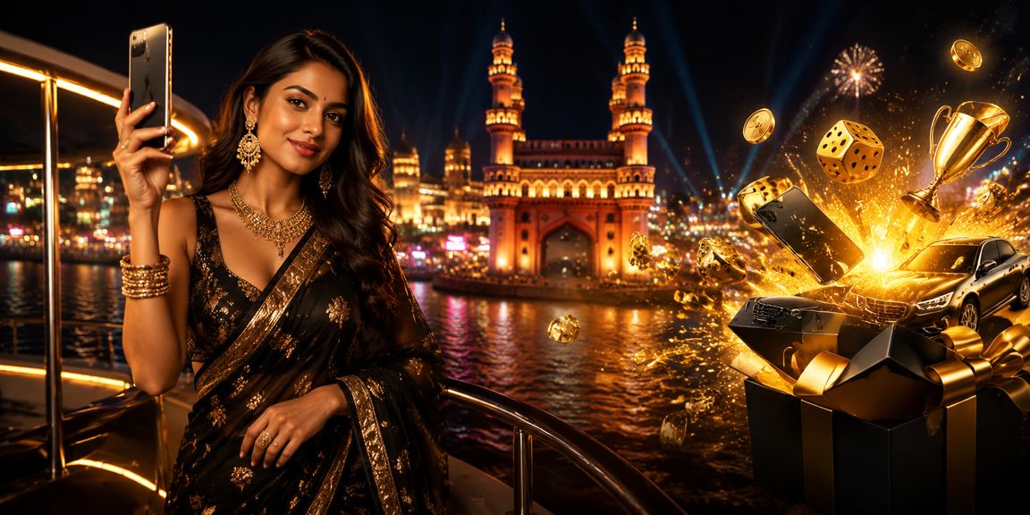Mobile casino experience in Hyderabad with Charminar