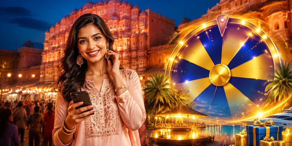 Exciting roulette game with traditional attire in Jaipur